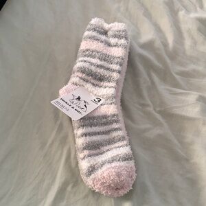 Cozy Striped Fuzzy Socks